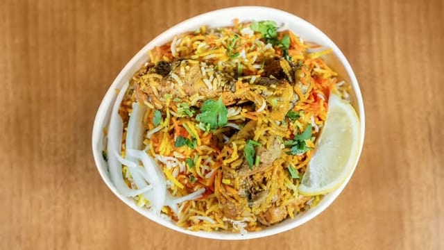 Chicken Fry Biryani.